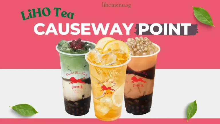 LIHO TEA at Causeway Point Outlet– Taste the Freshness 4 LiHO Causeway Point Outlet