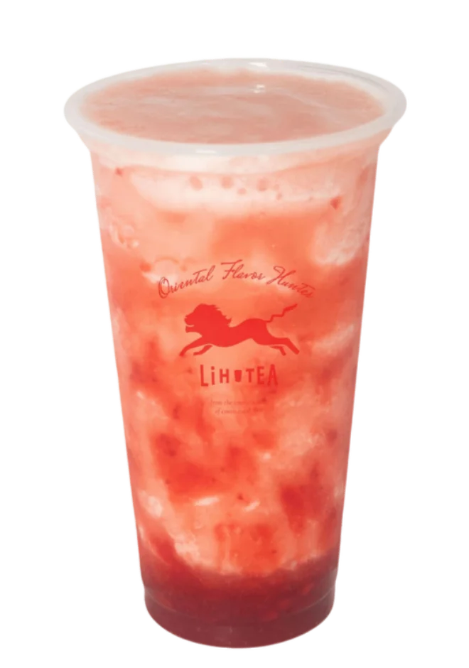 LiHO Menu Bubble Tea | LiHO Tea Menu Singapore 2025 22 Jing Syuan Strawberry Smoothie