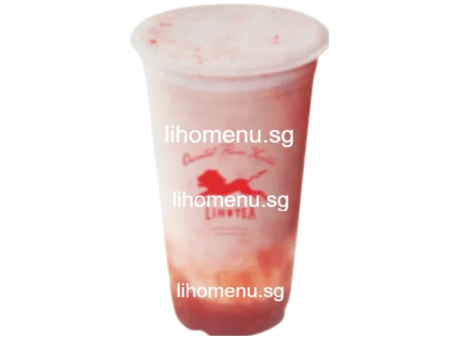LiHO Menu Bubble Tea | LiHO Tea Menu Singapore 2025 15 Strawberry Yoghurt